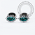 TN2131 Brinco Marquise CZ Titânio ASTM F136 - Imagem 2