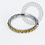 TN2176 Segmento Cravejado Amarelo  Titânio ASTM F136 - Imagem 1