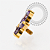 TN2194 Topo Borboleta Detalhada CZ Roxo Titânio PVD Gold - Imagem 2