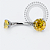 TN2199 Navel CZ  Amarela Titânio ASTM F136 - Imagem 1
