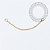 TN2282 Corrente Fina 0.5mm Titânio PVD Gold - Imagem 1
