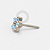 TN2374 Topo Micro Flor CZ Boreal Push Pin Titânio ASTM F136 - Imagem 2