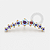 TN2379 Topo Cluster CZ Boreal Push Pin Titânio PVD Gold - Imagem 1