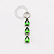 TN2392 Pingente 3 Gota CZ Verde Titanio ASTM F136 - Imagem 1