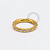 TN2376 Segmento Cravejado 1.6mm Titânio PVD Gold - Imagem 1
