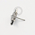 TN2399 Topo Estrela Dalva CZ Push Pin Titânio ASTM F136 - Imagem 2