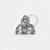 TN2404 Topo Micro Triniy CZ Push Pin Titânio ASTM F136 - Imagem 1