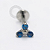 PB144 Labret Trinity CZ Safira Aço 316L - Imagem 1