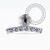 PB149 Labret Mini Cluster 7 CZ Aço 316L - Imagem 1