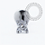 PB150 Labret Trevo CZ Aço 316L - Imagem 1