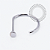 OR108 D Ring  Ouro Branco - Imagem 2