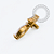 TN2485 Topo Mini Marquise CZ Titânio PVD Gold - Imagem 2