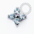TN2495 Topo Micro Trevo CZ Turmalina Push Pin Titânio ASTM F136 - Imagem 1