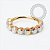 TN2522 Segmento CZ 3mm Boreal Titânio PVD Gold - Imagem 3