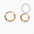 TN2524 Segmento CZ 3mm  Titânio PVD Gold - Imagem 3