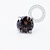 TN2542 Topo CZ Dark Coffee  Push Pin Titanio ASTM F136 - Imagem 2
