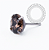 TN2542 Topo CZ Dark Coffee  Push Pin Titanio ASTM F136 - Imagem 4