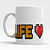 Caneca 1UP Life - Imagem 2