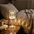 Luminária Crystal Luxe LED – Abajur Acrílico Transparente Recarregável Touch - Imagem 2