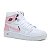 Tênis feminino Bota Nike Air Jordan Branco rosa - Imagem 1