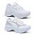 Kit 2 Tênis Puma Feminino Plataforma Branco Gliter e Branco Furado - Imagem 2