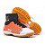 Chuteira Society Cano Alto Laranja Branco - Imagem 3