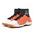 Chuteira Society Cano Alto Laranja Branco - Imagem 5
