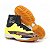 Kit 2 Chuteiras Society Raio Cano Alto Preto e Amarelo - Imagem 3