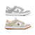 Kit 2 Pares Dunk Low Branco Cinza + Branco Dourado - Imagem 5