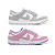 Kit 2 Pares Dunk Low Branco Cinza + Branco Lilás - Imagem 6