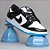Ki 2 Pares Dunk Low Branco Preto Verniz + Preto Vermelho Verniz - Imagem 2