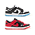 Ki 2 Pares Dunk Low Branco Preto Verniz + Preto Vermelho Verniz - Imagem 5