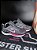 Kit 2 Tênis NK Running V2 Grafite Rosa e Branco Preto - Imagem 7