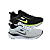 Kit 2 Tênis Nk Running V2 Preto Verde e Branco Preto - Imagem 1