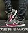 Kit 2 Tênis Nk Running V2 Bordô e Grafite Rosa - Imagem 5