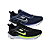 Kit 2 Tênis Nk Running V2 Preto Verde e Azul Marinho - Imagem 1