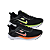 Kit 2 Tênis Nk Running V2 Preto Verde e Preto Laranja - Imagem 1