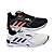 Kit 2 Tênis Adidas Run Branco Preto e Preto Laranja - Imagem 1