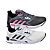 Kit 2 Tênis Adidas Run Branco Preto e Grafite Rosa - Imagem 1