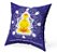 Almofada Cheia Decorativa Yoga Meditação Espiritual Azul Estampado Quarta Sala Presente 30x30 - Imagem 2