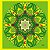 Quadro Mandala Flor Esoterismo Placa Decoração Zen Meditação Quarto Sala Cozinha 30x30 Decorativo ColoriCasa - Imagem 3