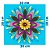 Quadro Mandala Meditação Chacra Azul Placa Decoração Zen Exclusiva Esoterismo Meditação Quarto Sala 30x30 Coloricasa - Imagem 5