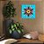 Quadro Mandala Meditação Chacra Azul Placa Decoração Zen Exclusiva Esoterismo Meditação Quarto Sala 30x30 Coloricasa - Imagem 4