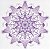 Placa Decorativa Personalizada Quadro Mandala Roxa Zen Energias Quarto Sala 30x30 - Imagem 3