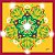 Placa Decorativa Personalizada Quadro Mandala Vermelha Amarela Zen Energias Quarto Sala 30x30 - Imagem 4