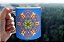 Caneca De Porcelana Personalizada Xícara Estampada Decorativa  Café e Chá 325 ML Mandala Natureza Viva - Imagem 7