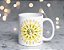 Caneca De Porcelana Personalizada Xícara Decorada  Café 325 ML Oxum Orixá Amarela - Imagem 2