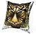 Almofada Cheia Decorativa Tigre Xamanismo Espiritual Fera Para Sofá Sala Presente 30x30 Siliconada Não Amassa - Imagem 2