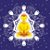 Almofada Cheia Decorativa Yoga Meditação Espiritual Azul Estampado Quarta Sala Presente 40x40 - Imagem 5