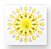 Placa Decorativa Personalizada Quadro Mandala  Oxum Orixá Amarelo Espiritual Zen Equilíbrio  Quarto Sala 20x20 - Imagem 1
